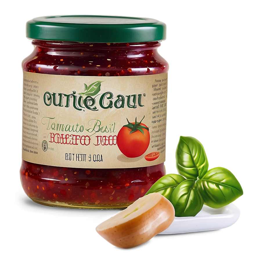 Download Tomato Basil Jam Png Qiv 