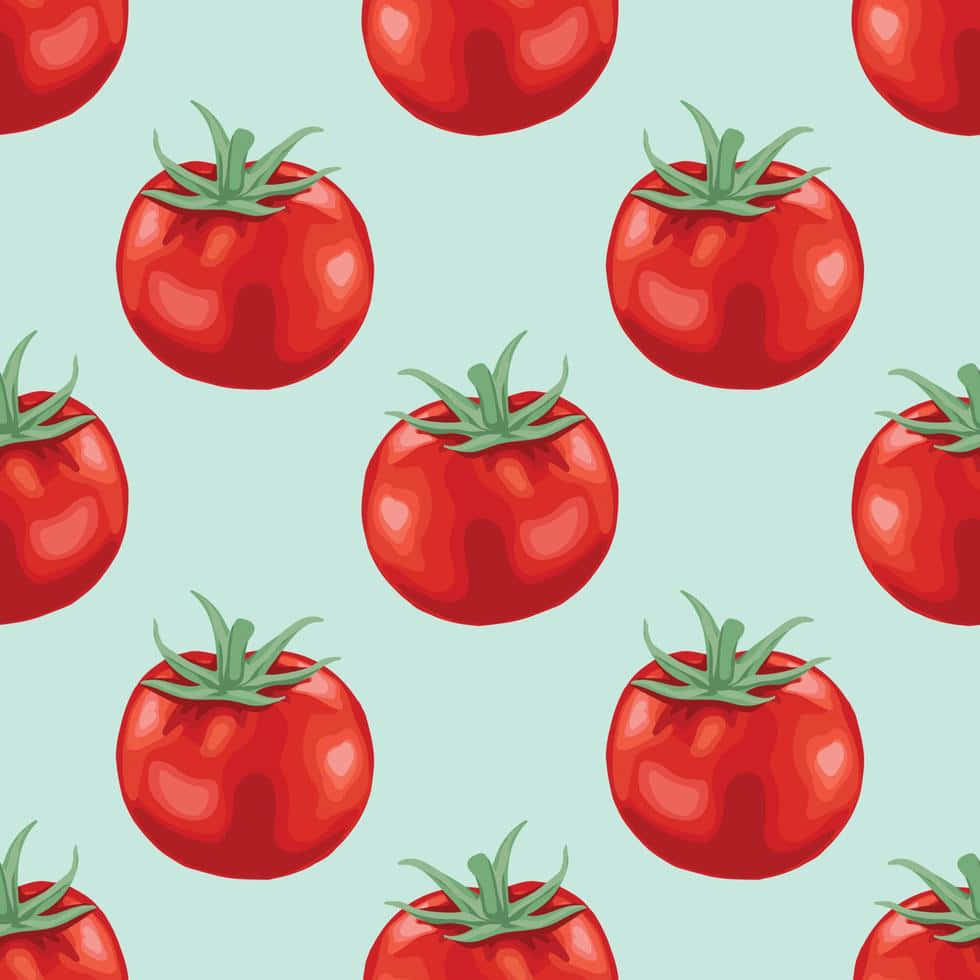 Tomato Fruits Cute Plant Wallpaper