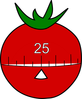 Tomato Timer Illustration PNG