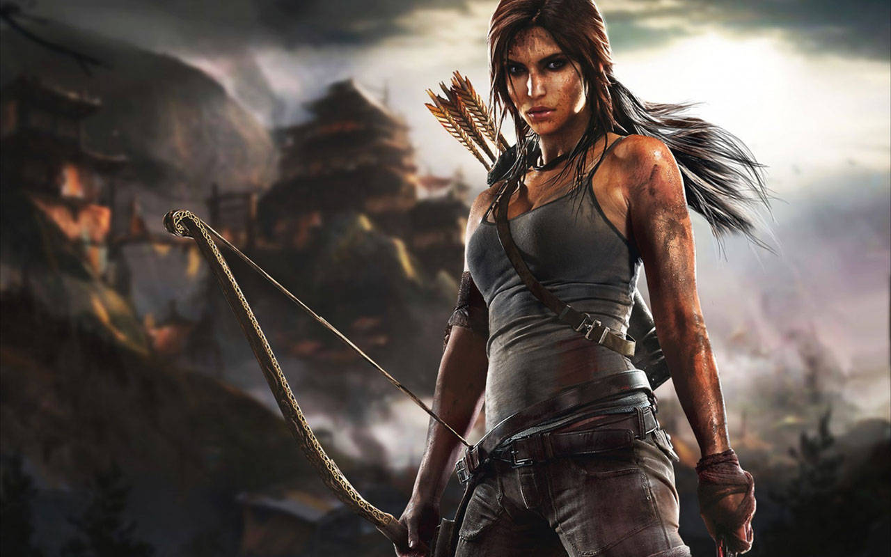 Følg Lara Croft på hendes seneste eventyr Wallpaper