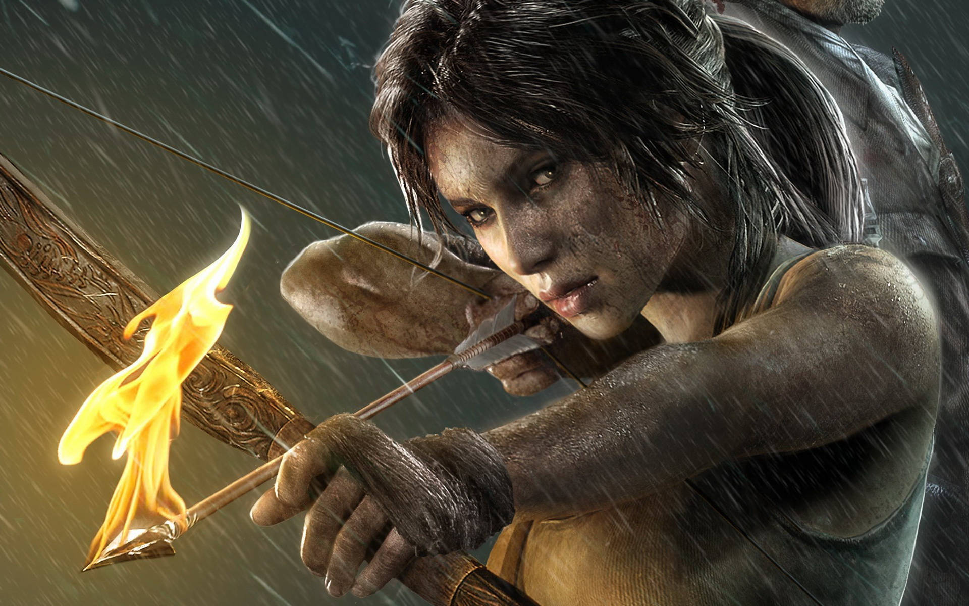 Lara Croft hits the road in the all new Tomb Raider 9 Wallpaper