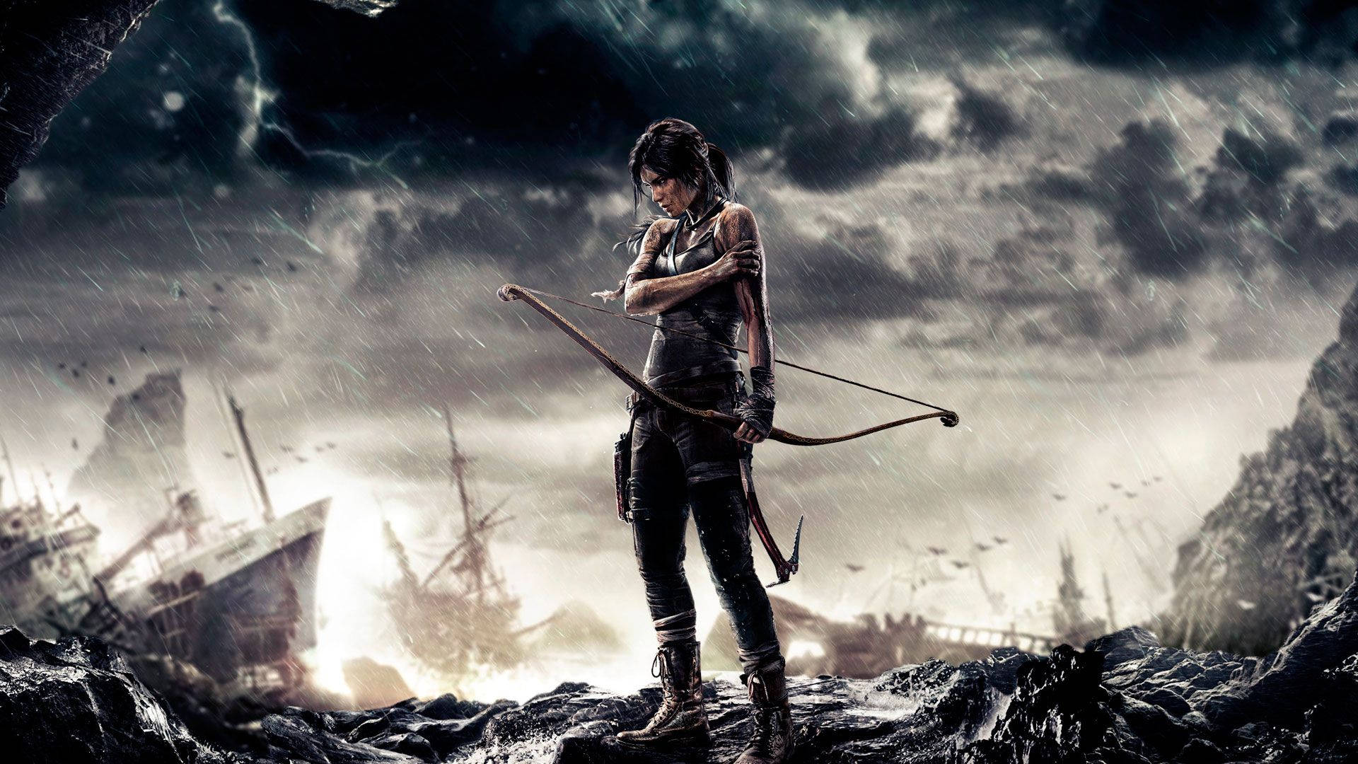 Tomb Raider Dark Sea HD Wallpaper