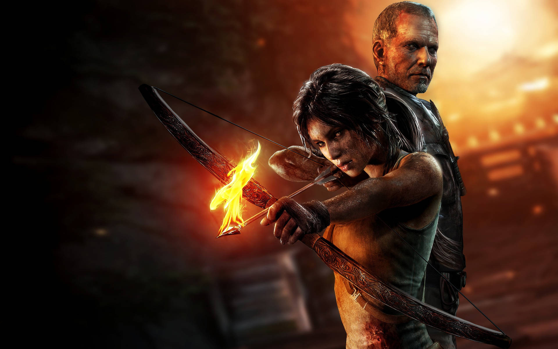 2013 Tomb Raider spil Lara Croft Adventure skrivebord baggrund Wallpaper