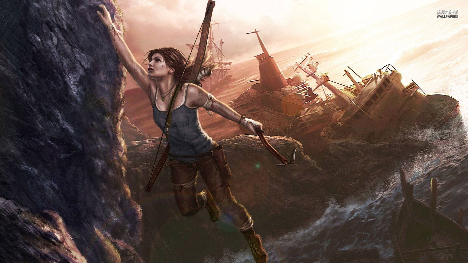 Tomb Raider Game Action Wallpaper