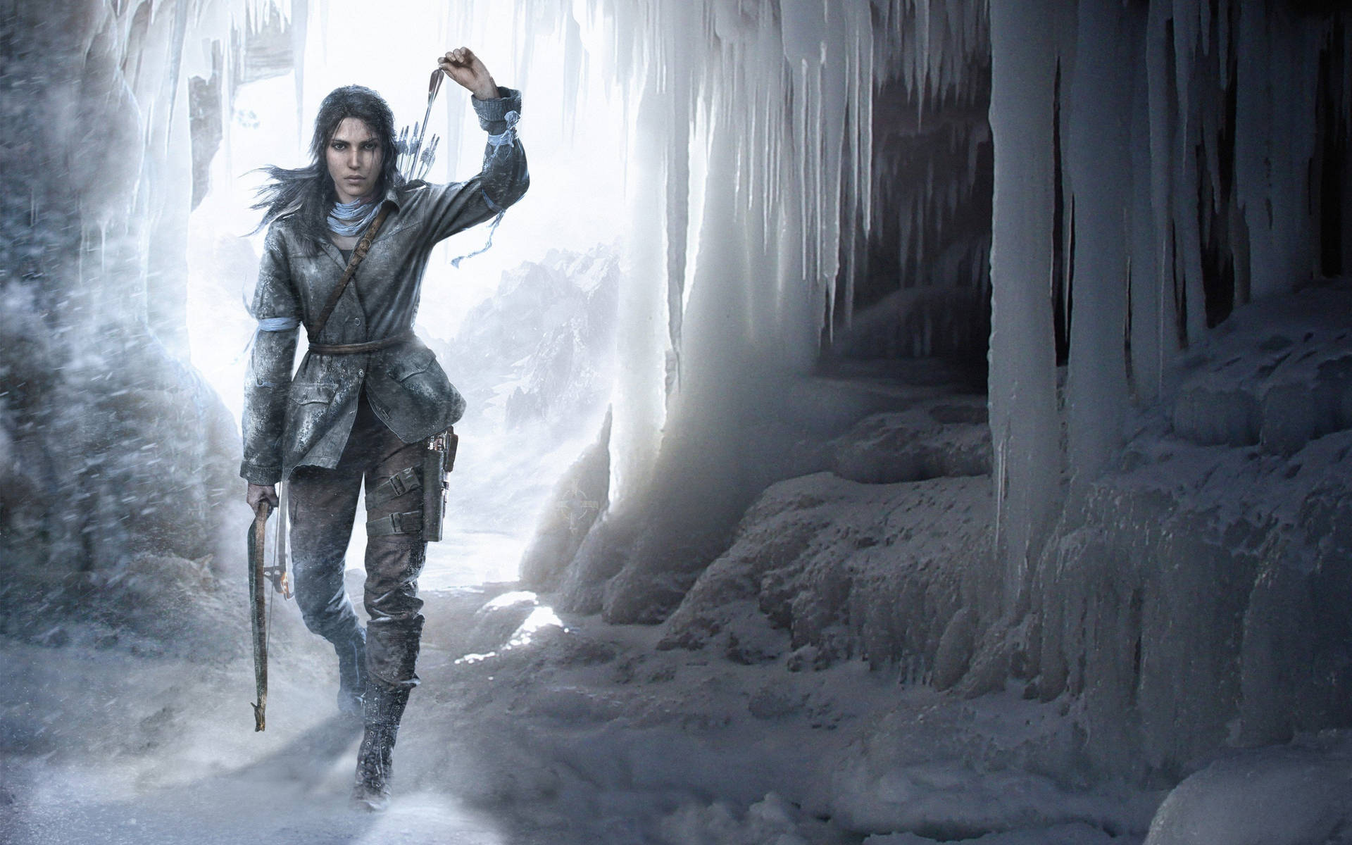 Tomb Raider Game Ice Cave Wallpaper