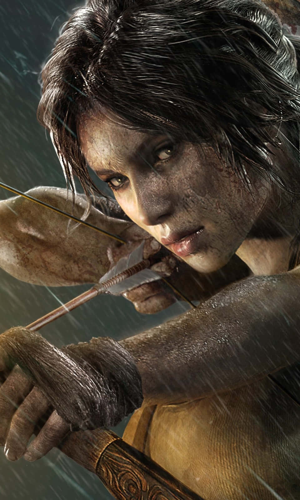 Tomb Raider Croft sigter Iphone 5s Tapet Wallpaper
