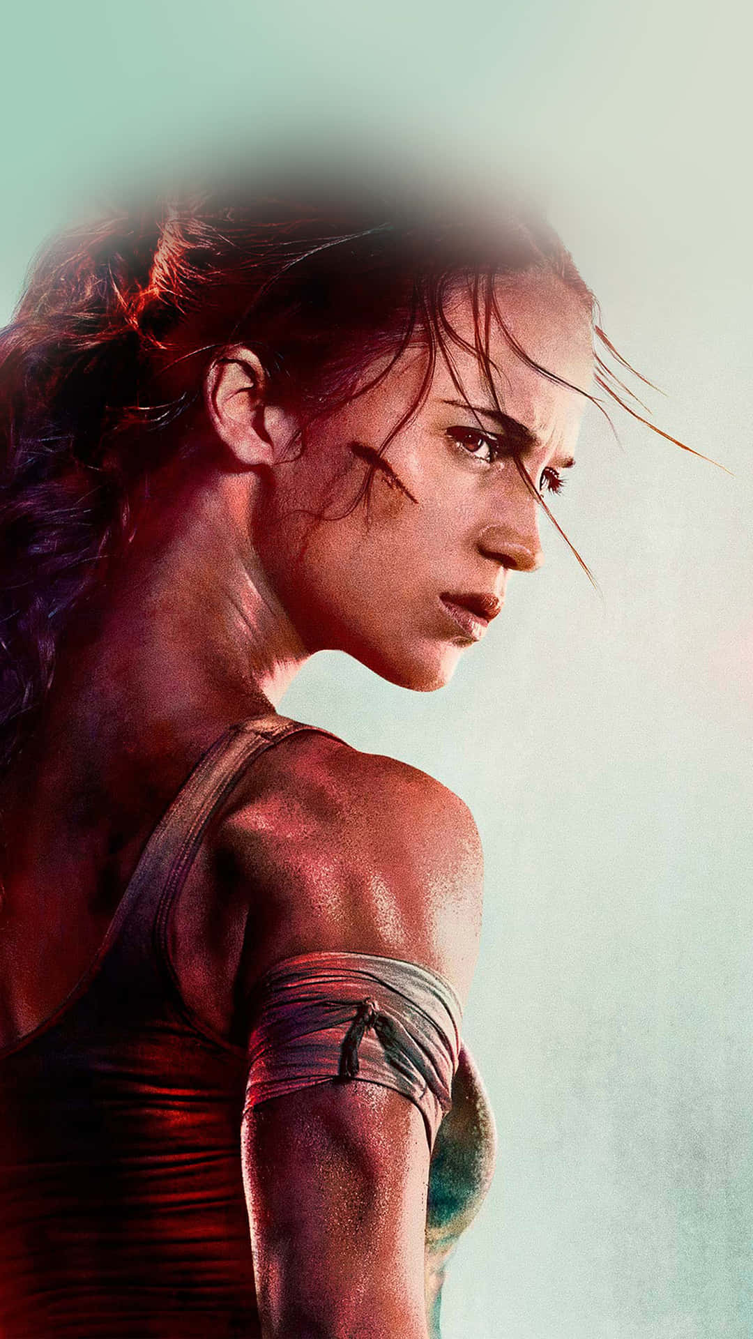 Laracroft, Stjärnan I Tomb Raider, Är Alltid Redo För Äventyr! Wallpaper