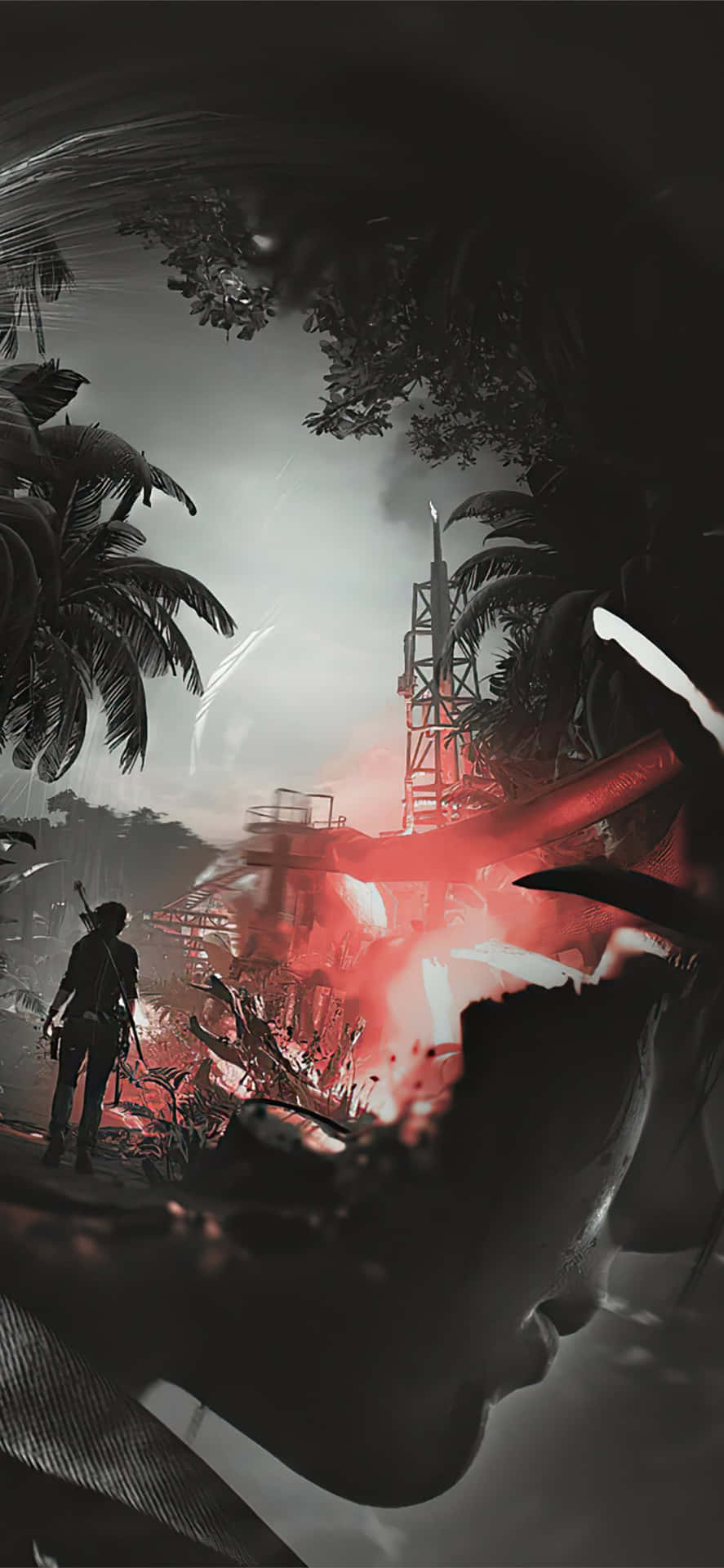 Bildlara Crofts Tomb Raider-abenteuer Auf Deinem Iphone 5s Wallpaper