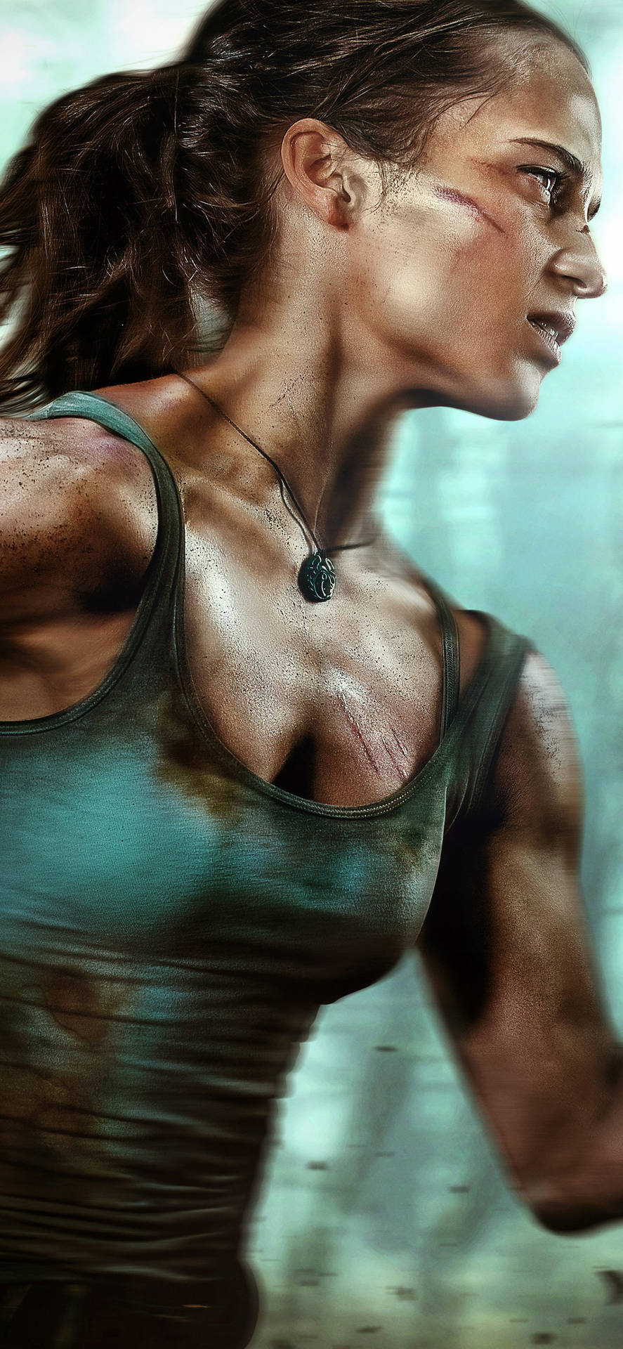 Tombraider Sexy Lara Croft Für Das Iphone Wallpaper