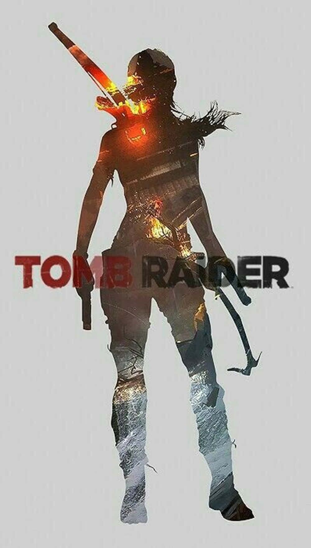 "It's Lara Croft in your pocket! Get the latest Tomb Raider Phone for a great gaming experience." Wallpaper