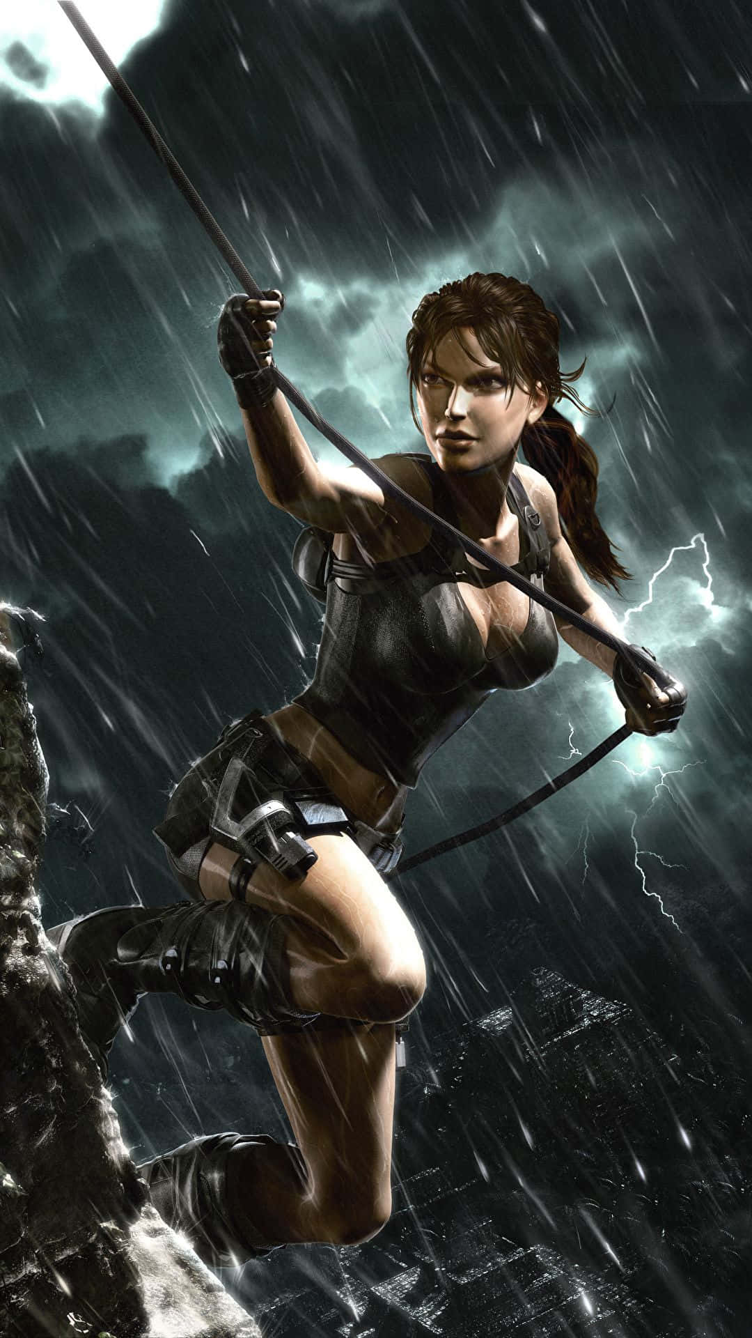 Tomb Raider-telefonreb Tapet Wallpaper