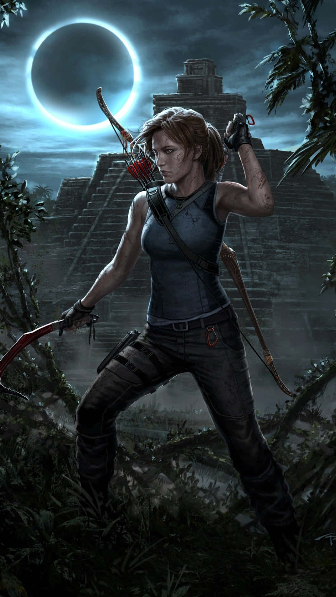 Lara Croft HD tapet Wallpaper