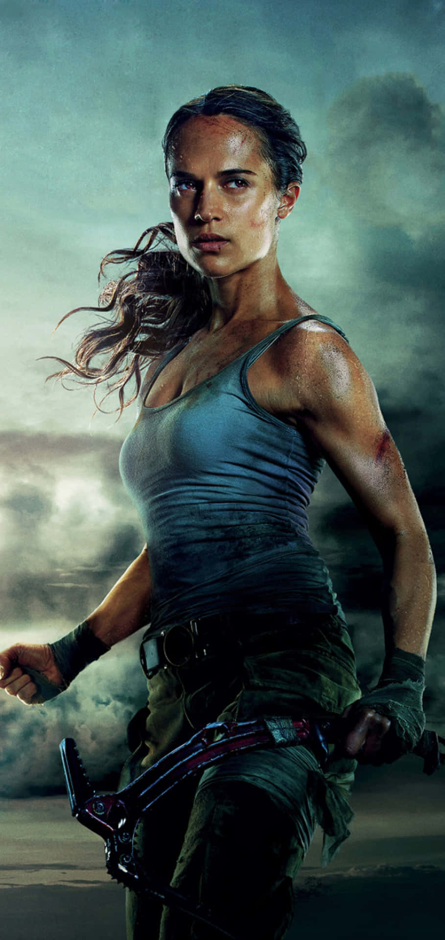 Gør dig klar til eventyr med Tomb Raider telefon tapet. Wallpaper