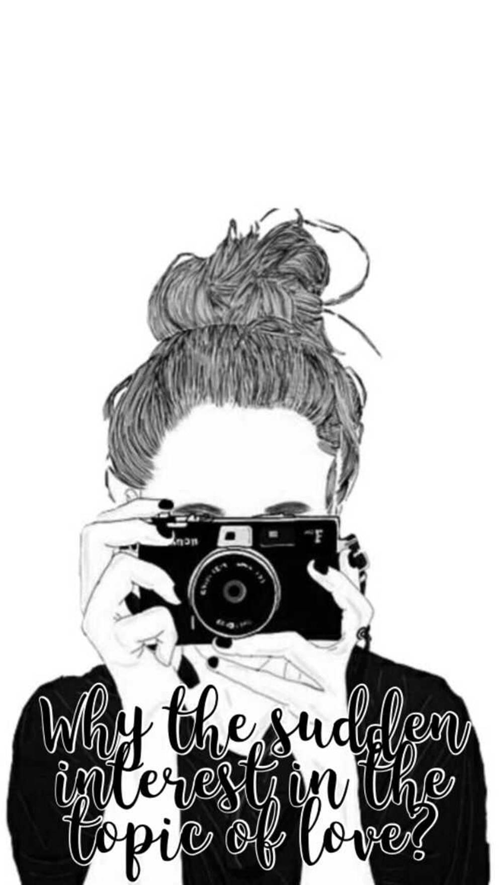 Tomboy Aesthetic With Camera Wallpaper