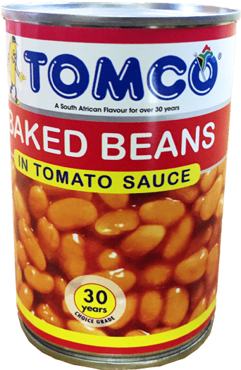 Tomco Baked Beansin Tomato Sauce Can PNG