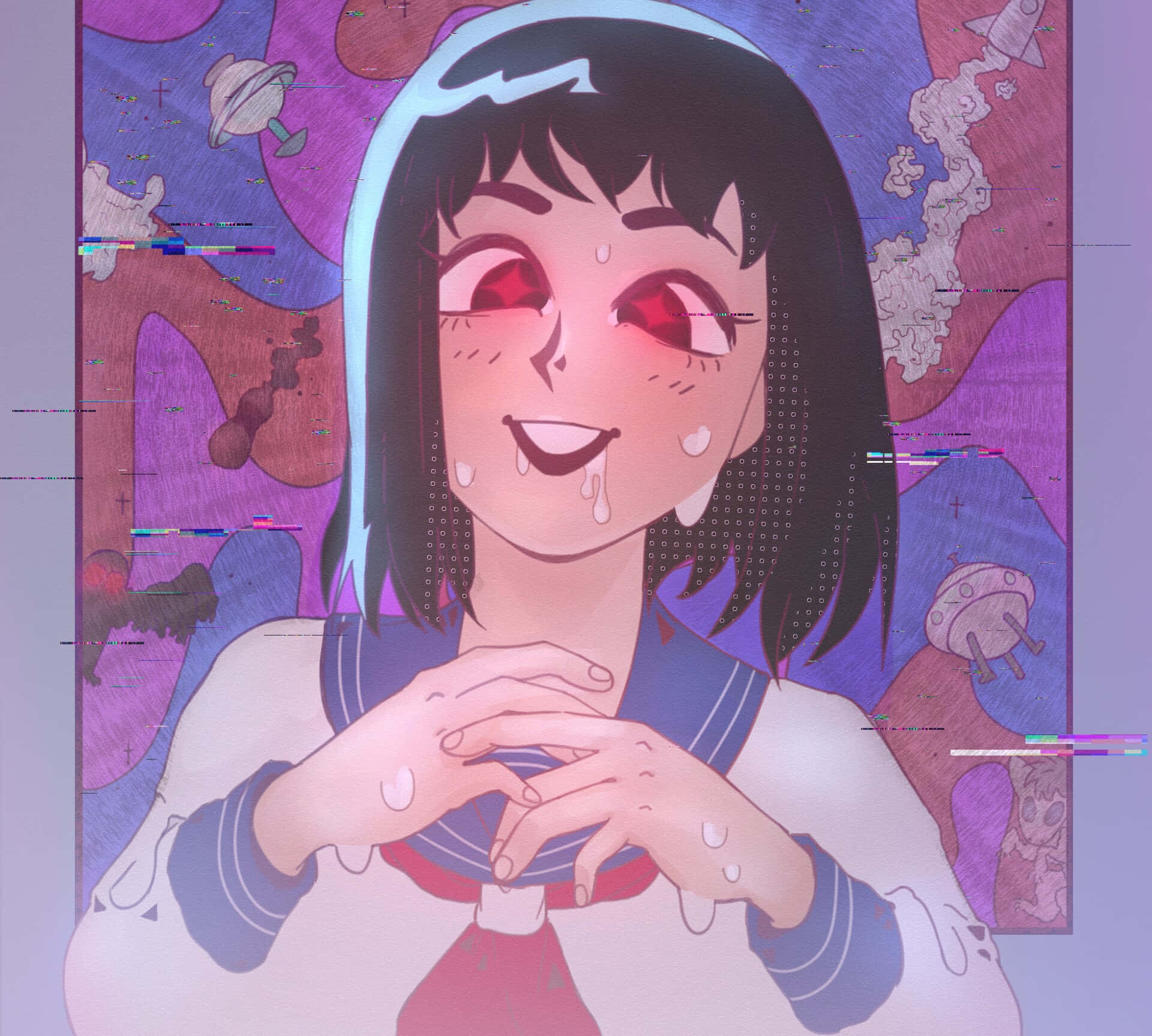 Tome Kurata - Anime Beauty and Magic Wallpaper