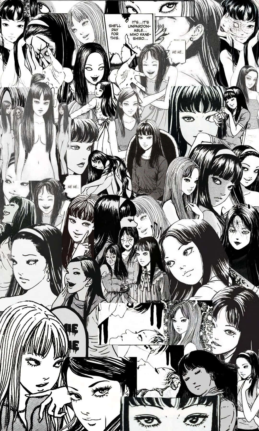 Tomie the mysterious girl Wallpaper