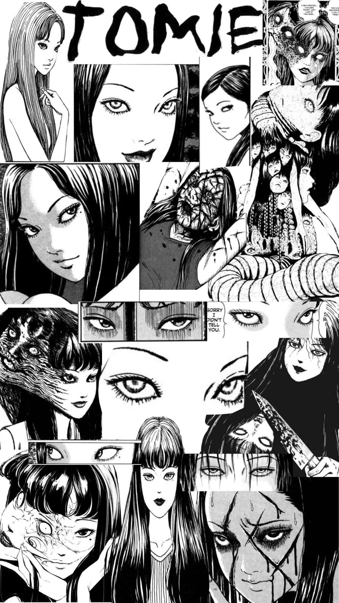 Tomie In Different Images Wallpaper