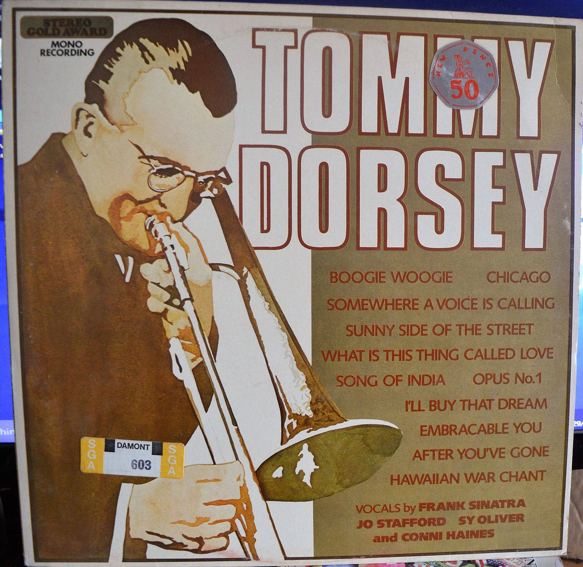 Tommydorsey Albumomslag Låtuppställning. Wallpaper