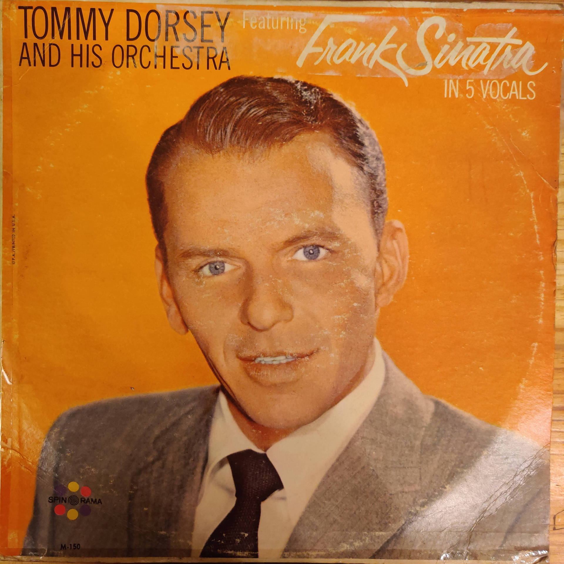 Tommy Dorsey og hans orkester Frank Sinatra Album Cover. Wallpaper