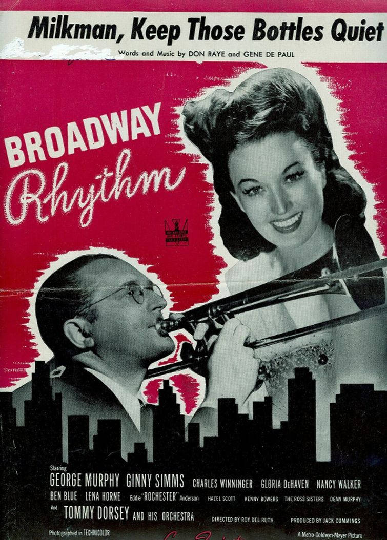 Tommydorsey Broadway Rhythm 1944 Wallpaper