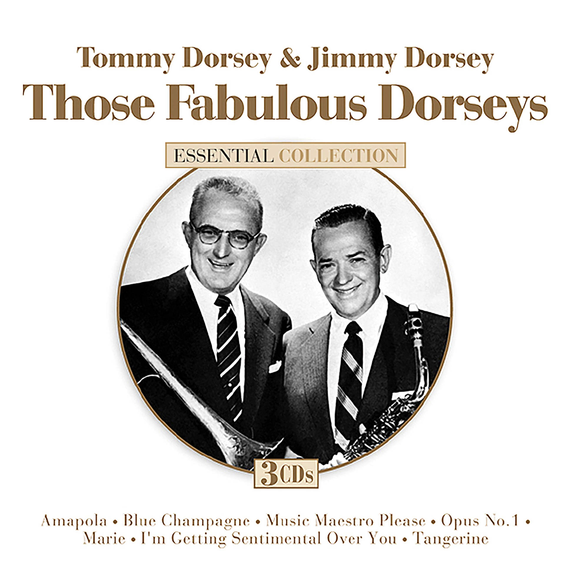 Tommy Dorsey De Fabulous Dorseys Album Cover Tapet Wallpaper