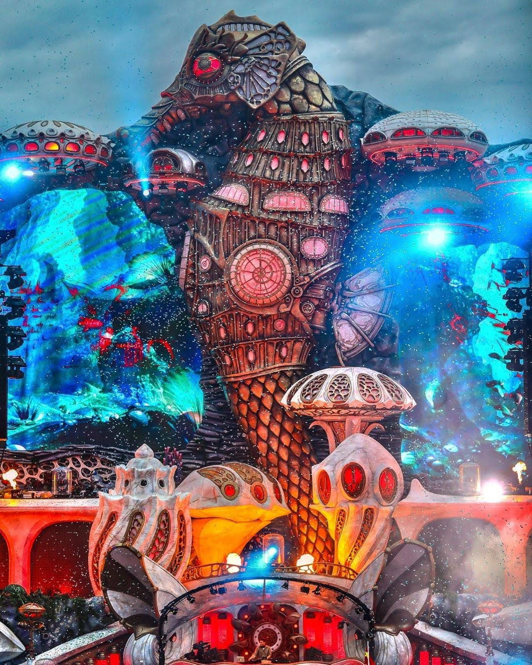 Tomorrowland Giant Seahorse Wallpaper