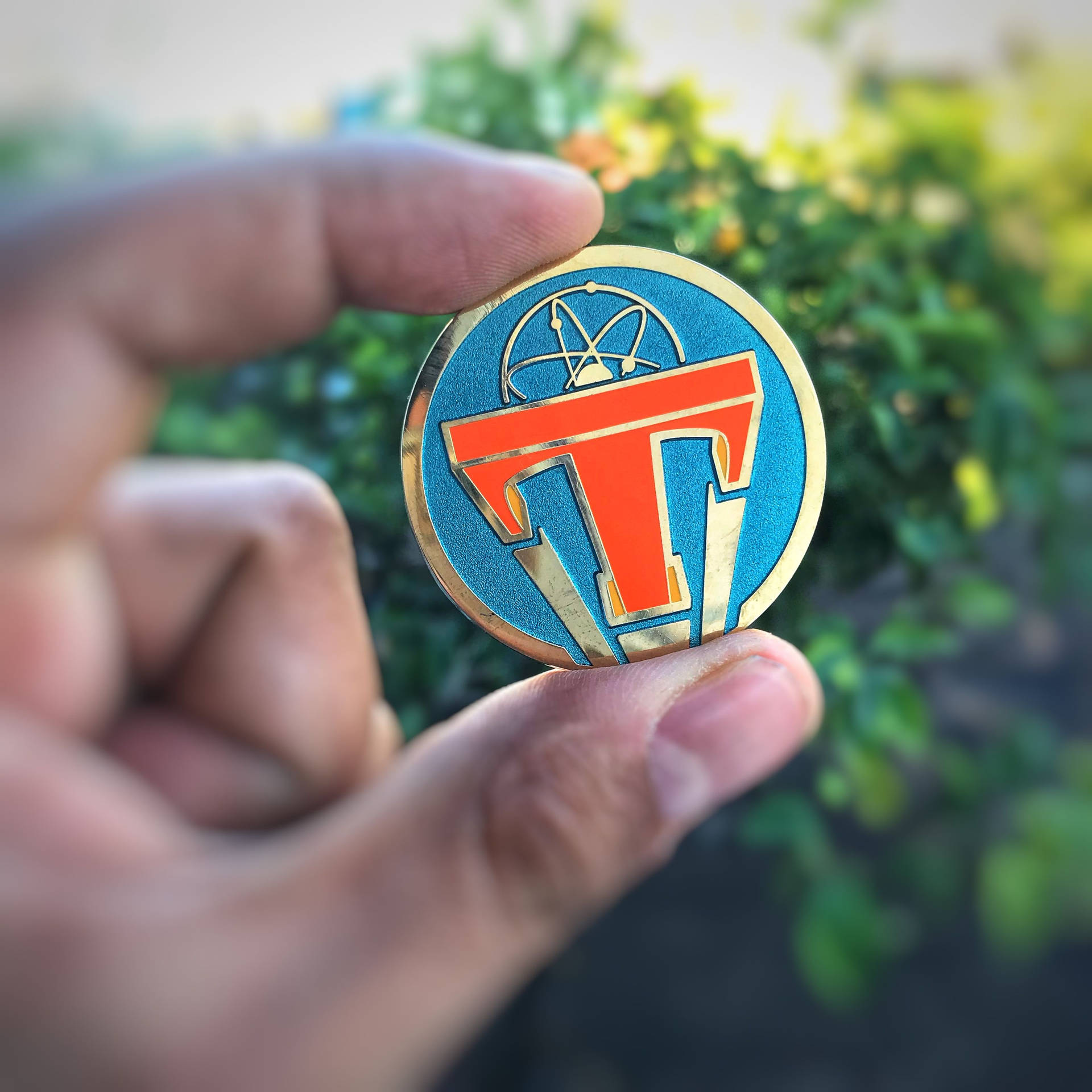 Tomorrowland Movie Emblem Badge Wallpaper