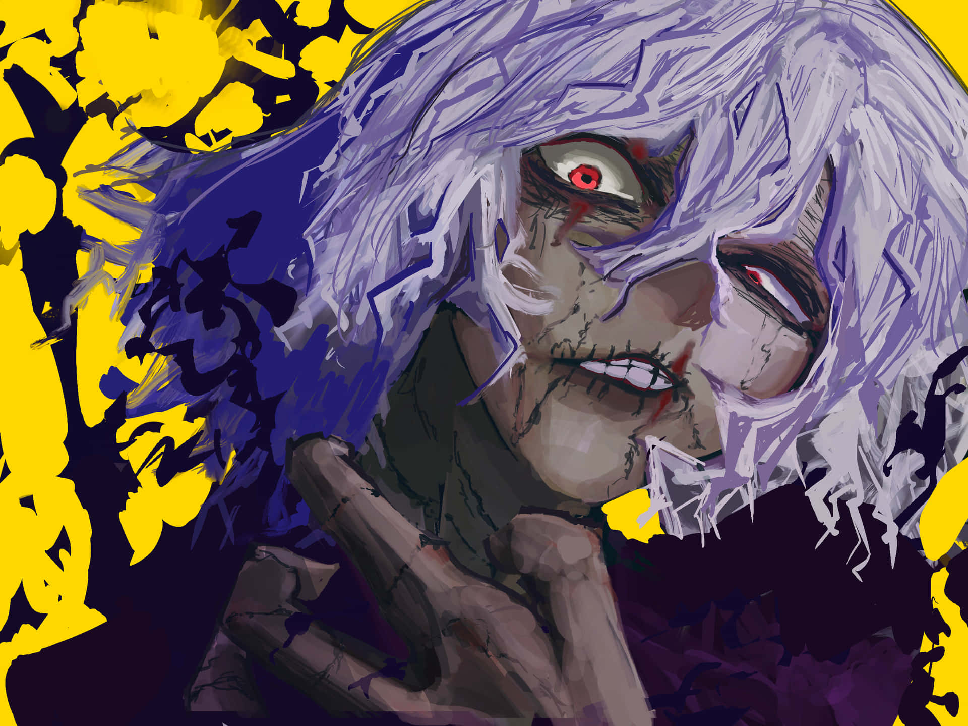 “Tomura Shigaraki, A Villain Who Wields Great Power” Wallpaper