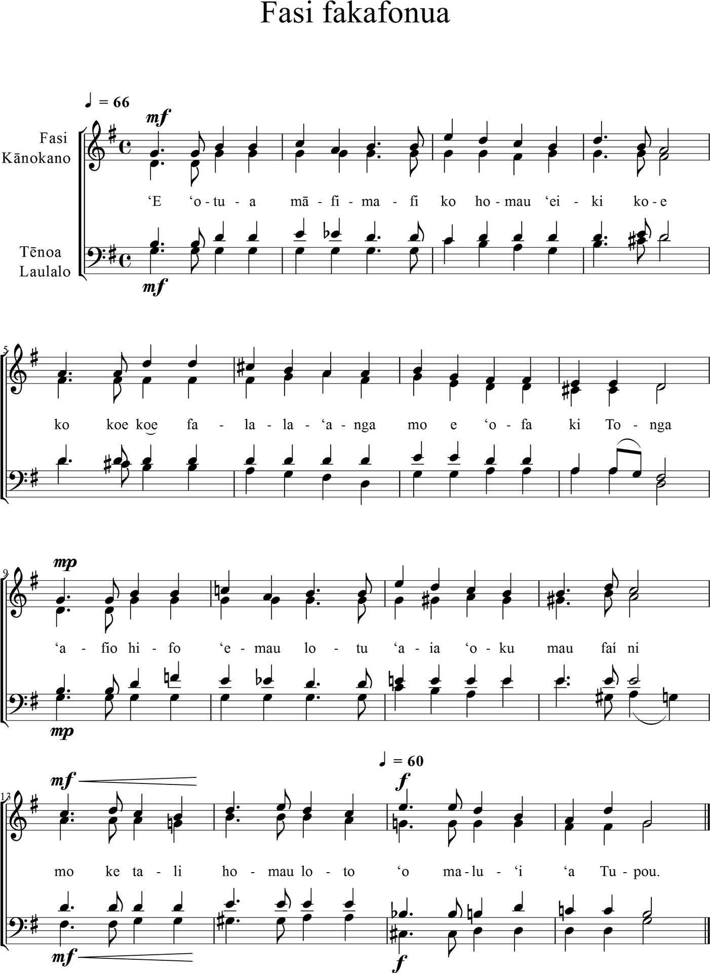 Tongan_ National_ Anthem_ Sheet_ Music PNG