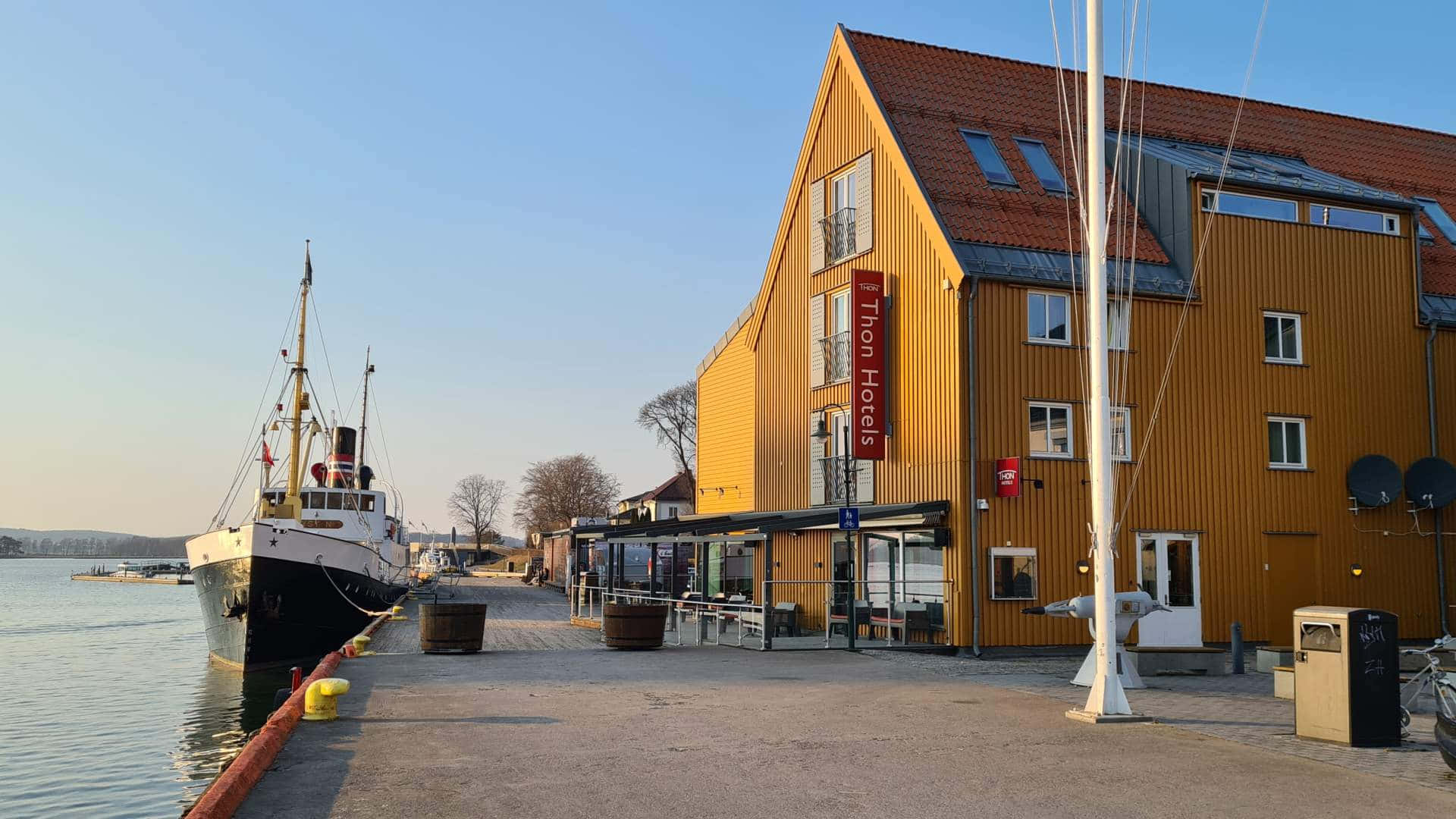 Hôtel Et Bateau De Front De Mer De Tonsberg Fond d'écran