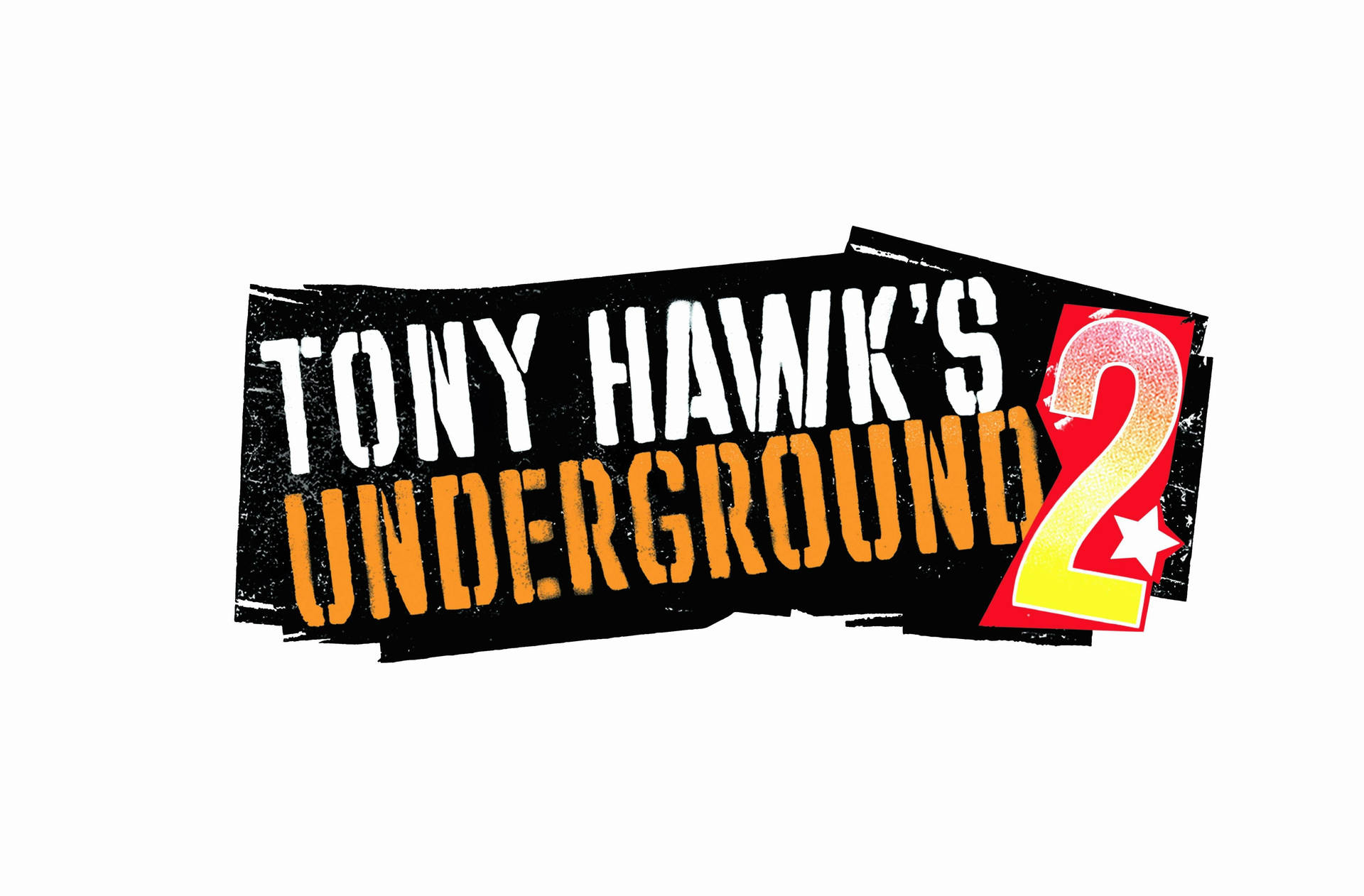 Tony Hawk Underground 2 Logo Skjul bag glasmosaik. Wallpaper