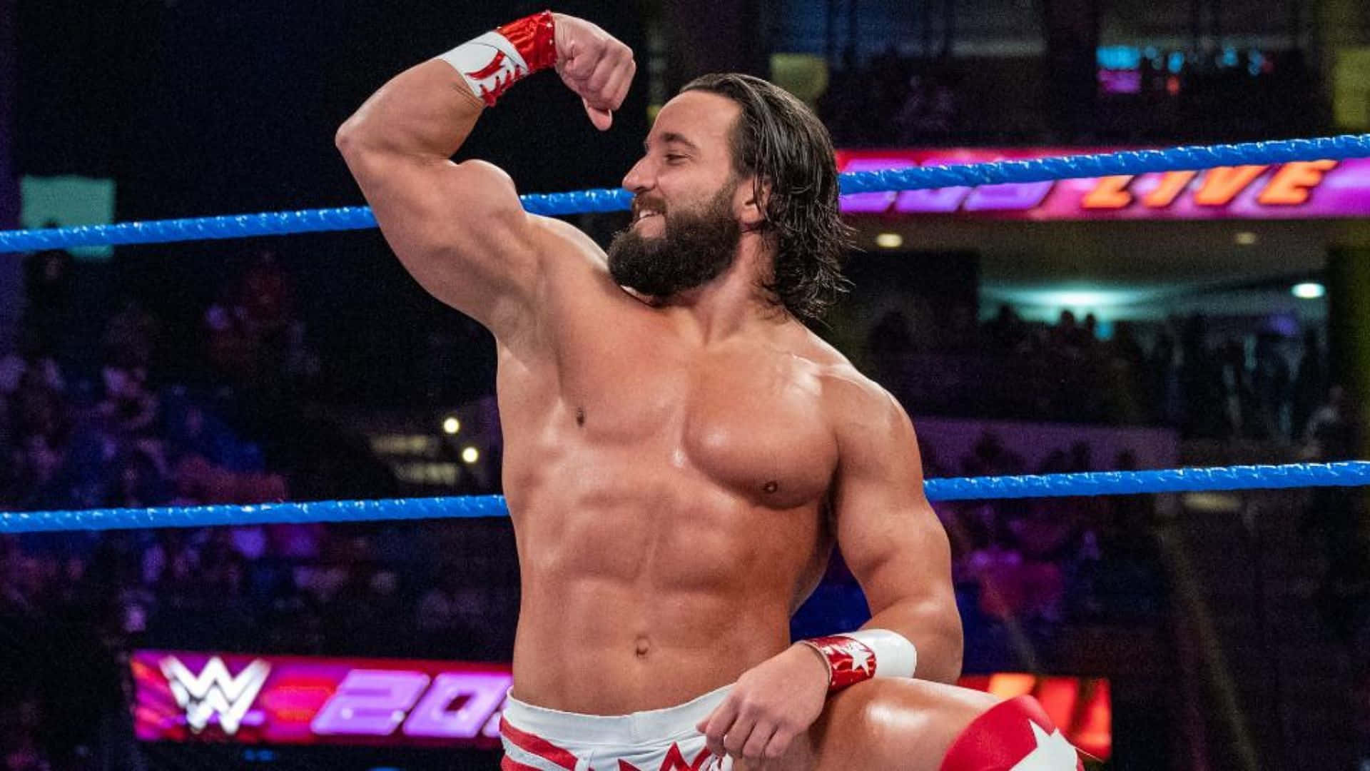 Tony Nese showing off his physique in the ring Wallpaper