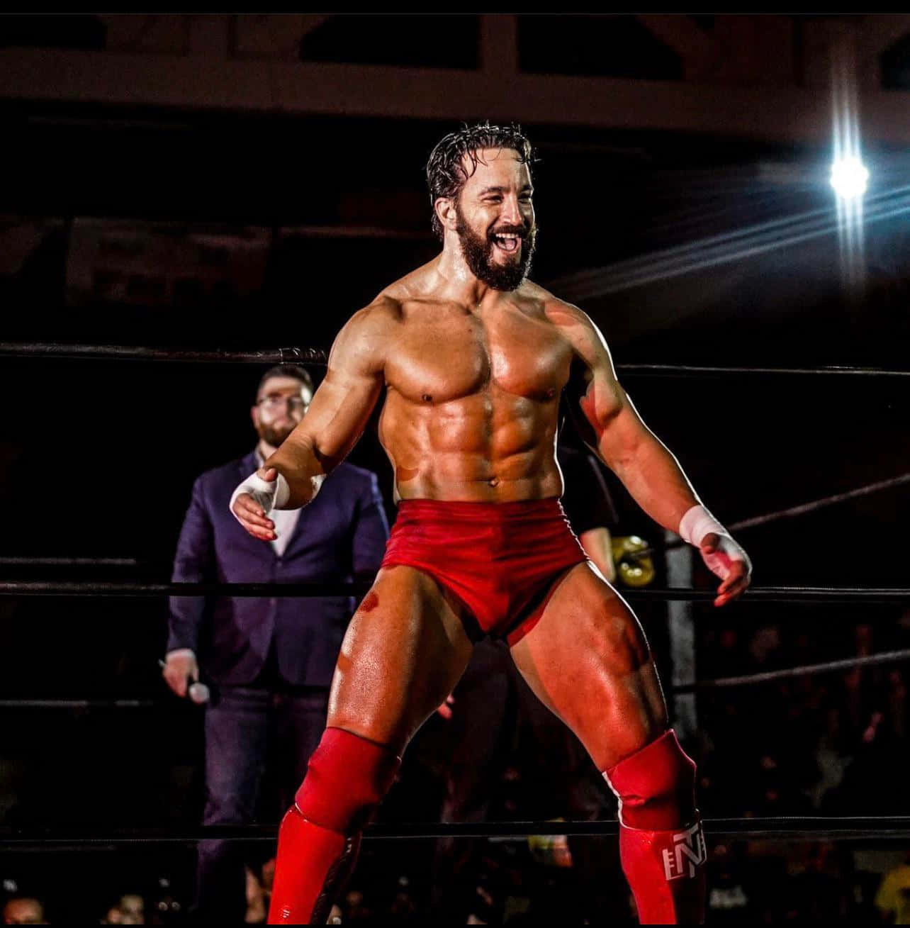 Tony Nese, Prominent American Professional Wrestler in Action Wallpaper