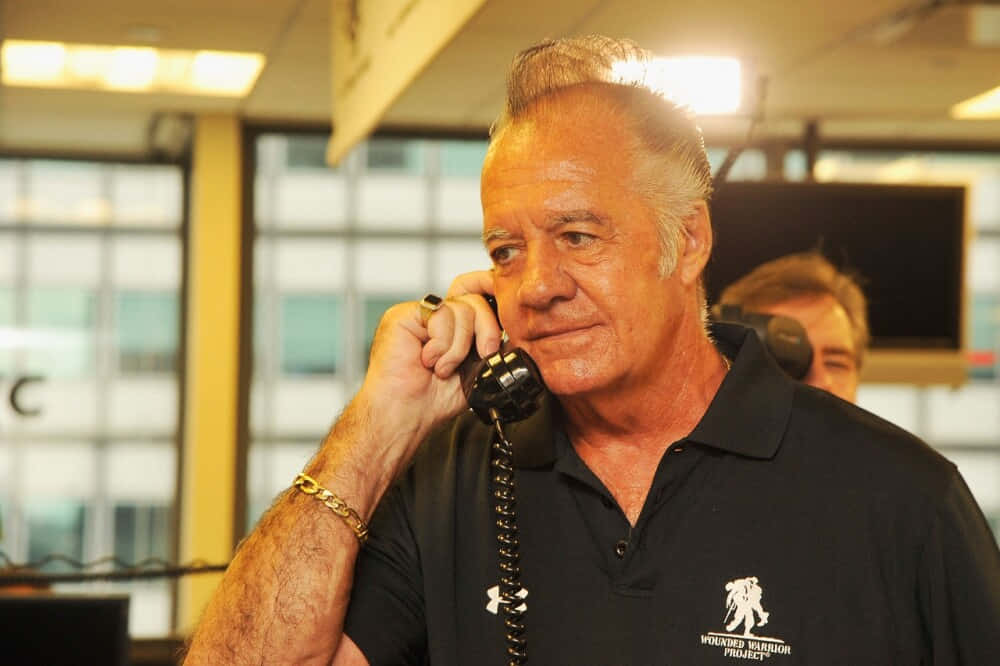 Tony Sirico, the iconic actor known for his distinctive personality and roles in popular American television and films Wallpaper