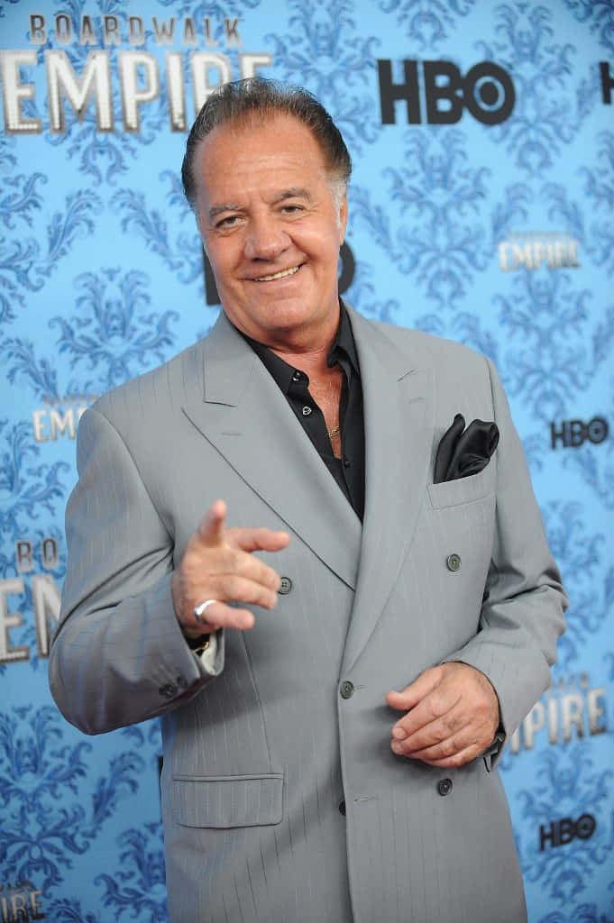 Tony Sirico - renowned actor with iconic style. Wallpaper