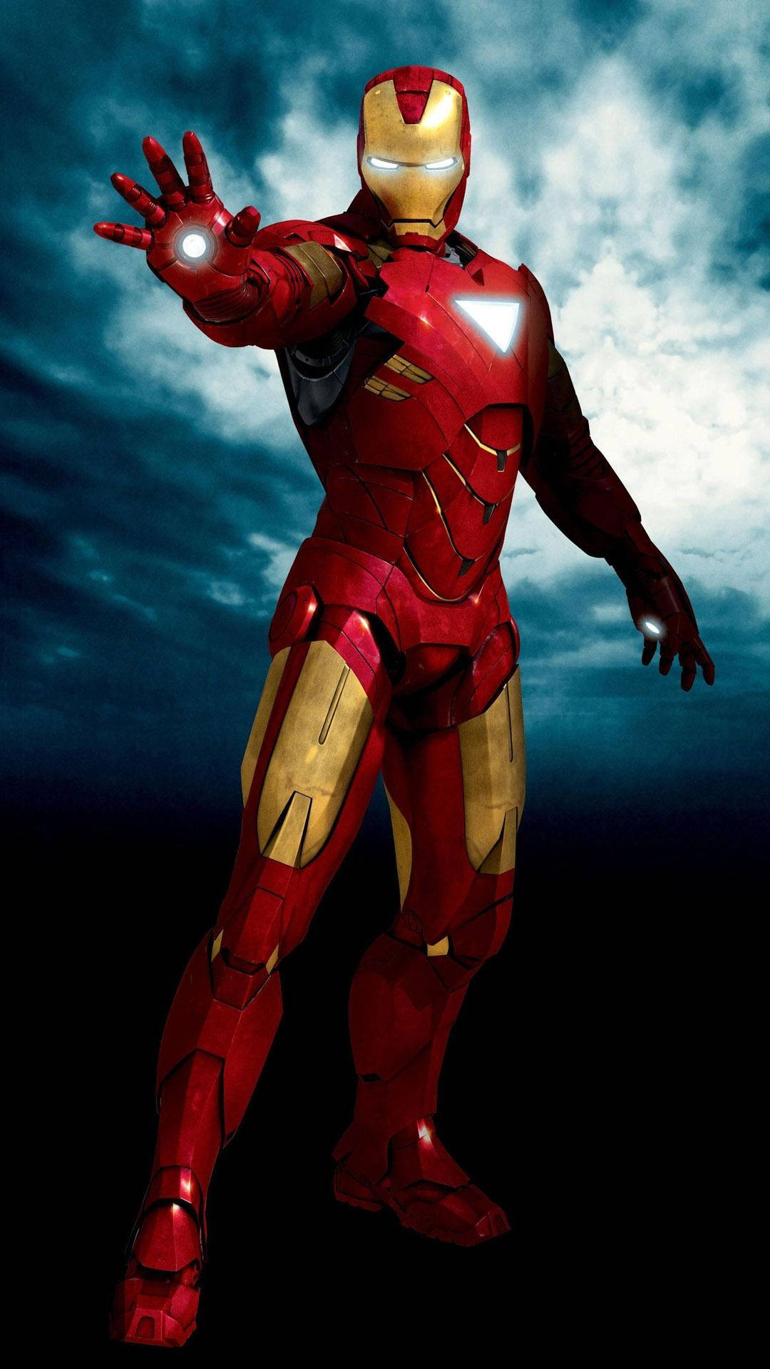 Tony Stark Full Body Iron Man Phone Wallpaper