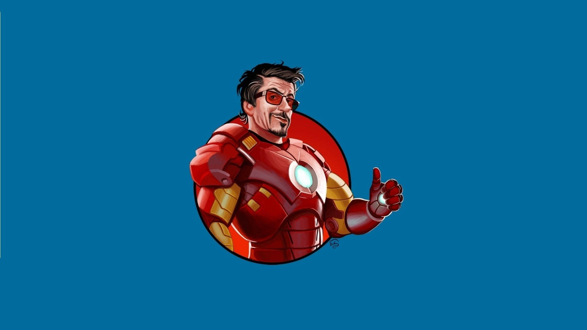Tony Stark Iron Man Logo Wallpaper