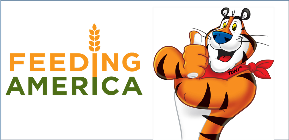 Tony The Tiger Feeding America Campaign PNG