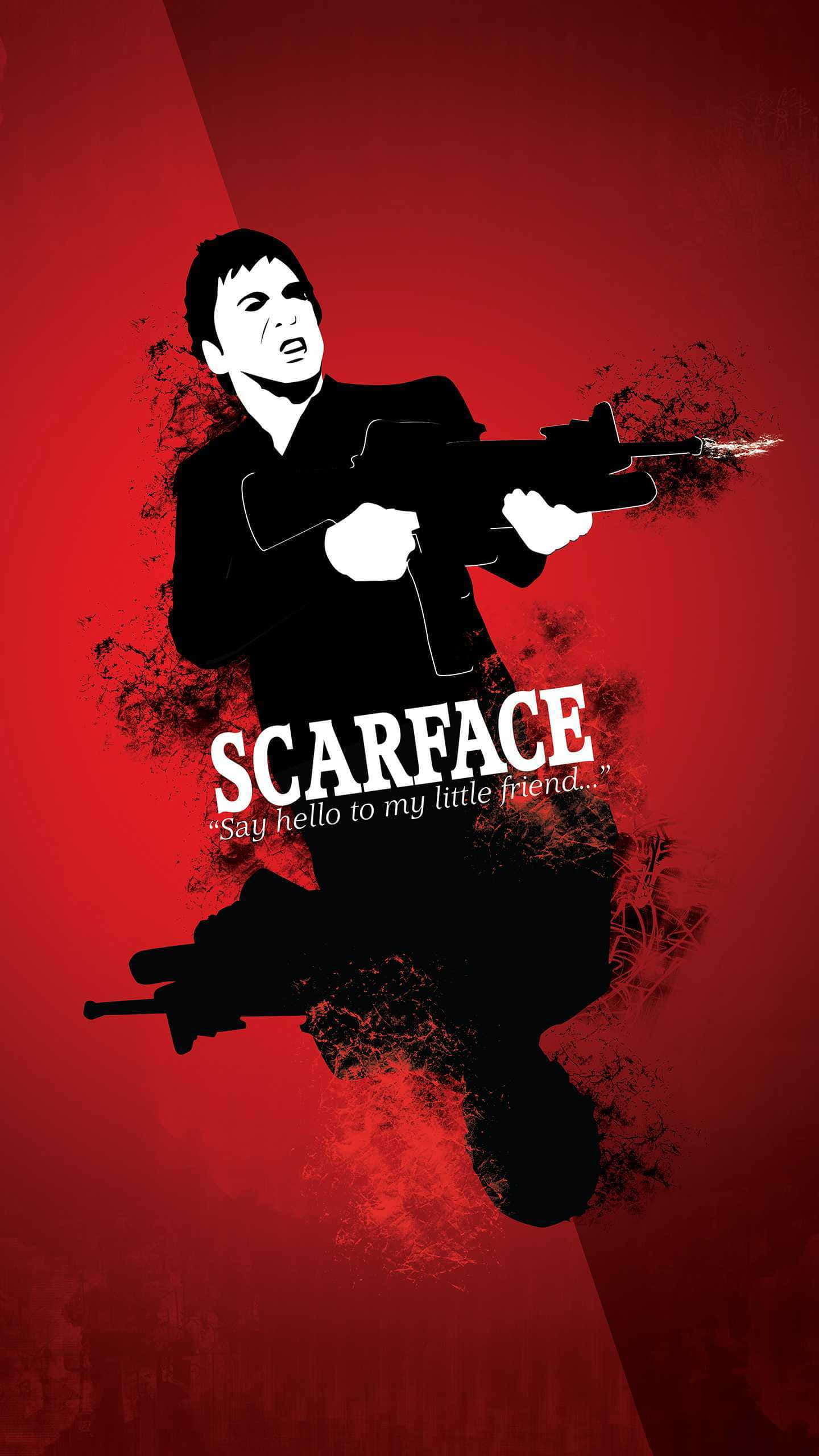 Tonymontana Nella Scena Del Film Scarface