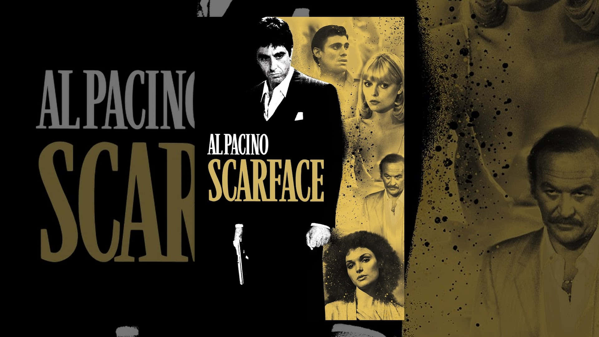 Tonymontana Seduto Sulla Sua Lussuosa Sedia In Scarface