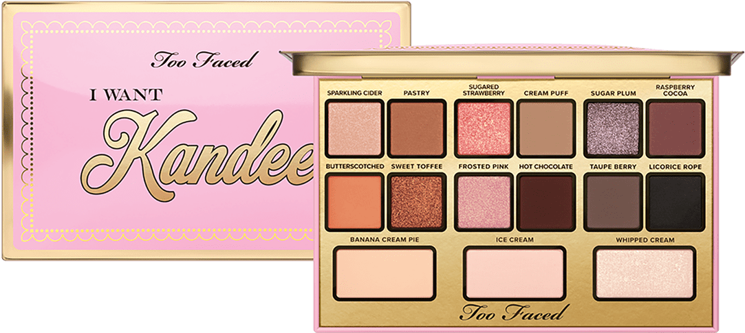 Too Faced I Want Kandee Eyeshadow Palette PNG