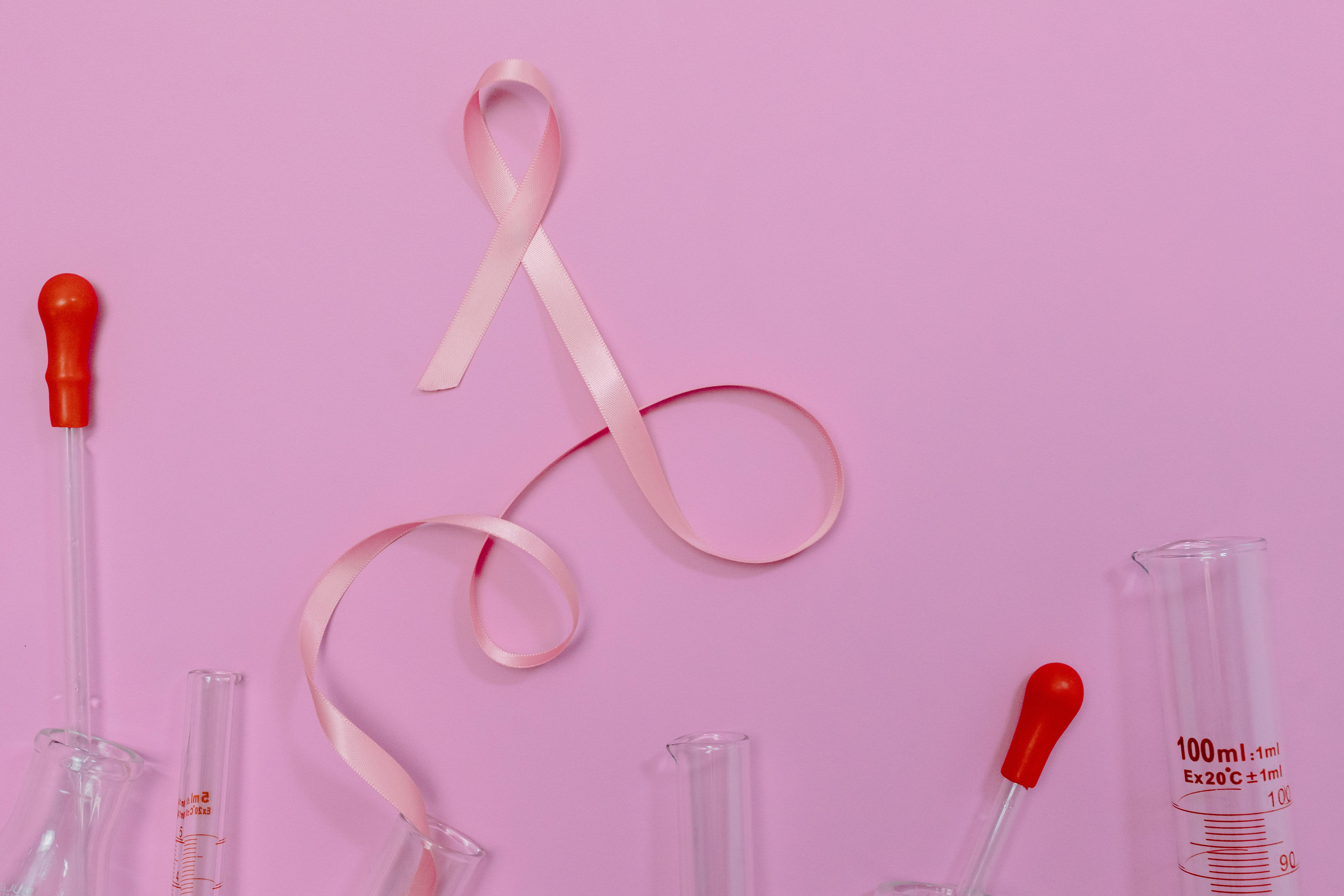 Tools And Ribbon Breast Cancer Awareness Wallpaper