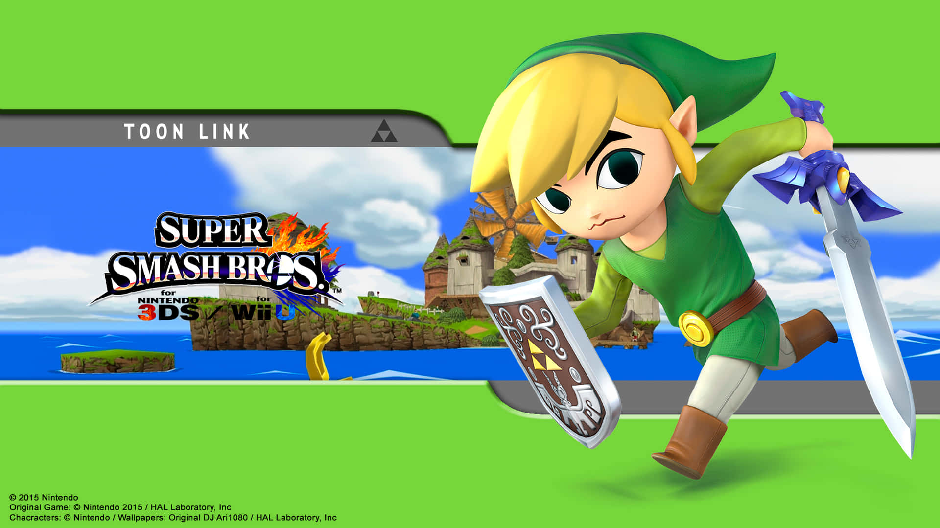 Toonlink In Super Smash Bros 3d Would Be Translated To: 