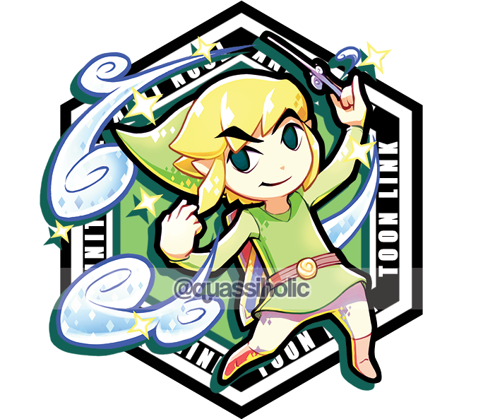 Toon Link Stylized Artwork PNG