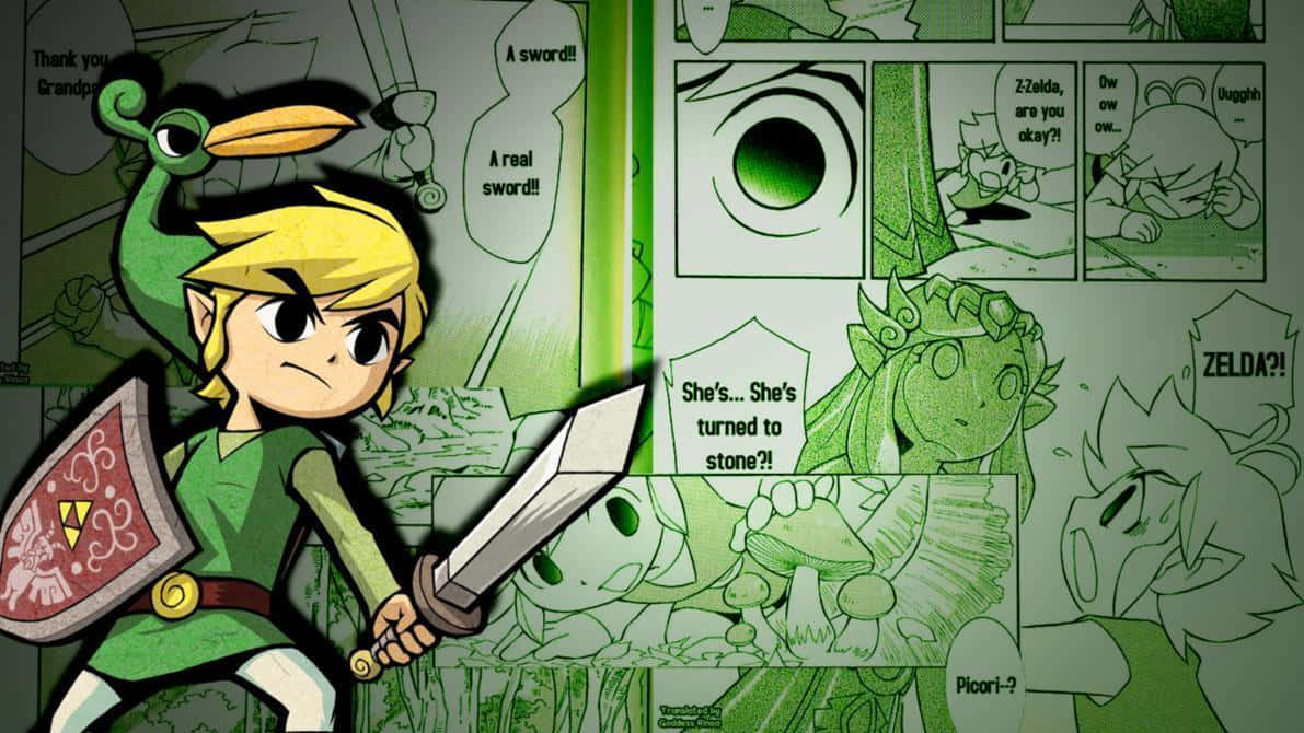 Link begynder på et nyt eventyr. Wallpaper