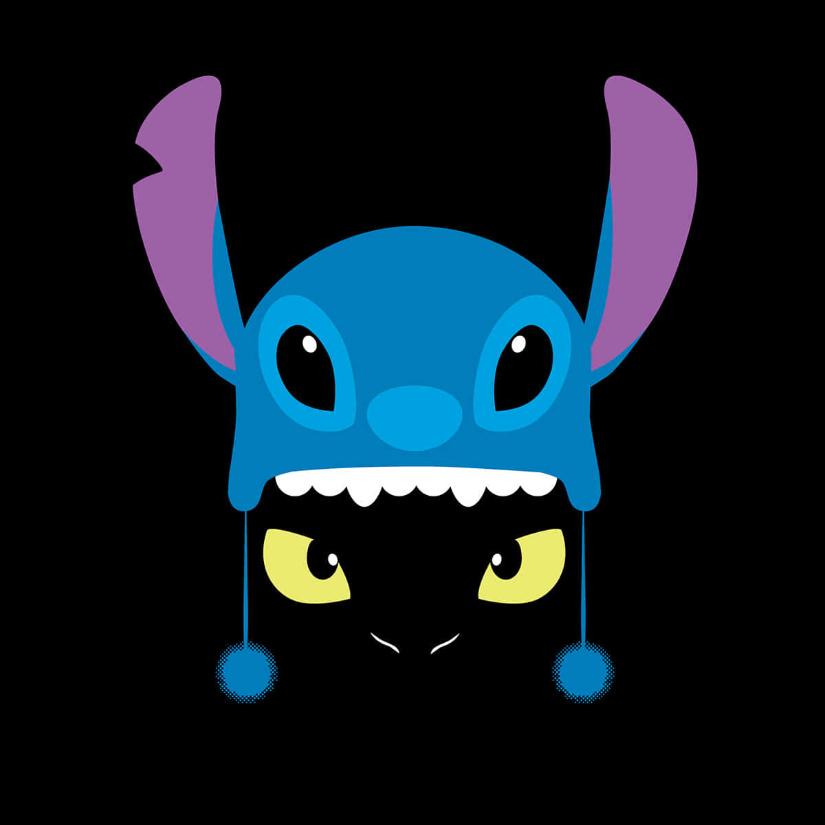 Toothless And Stitch Icon Hat Wallpaper