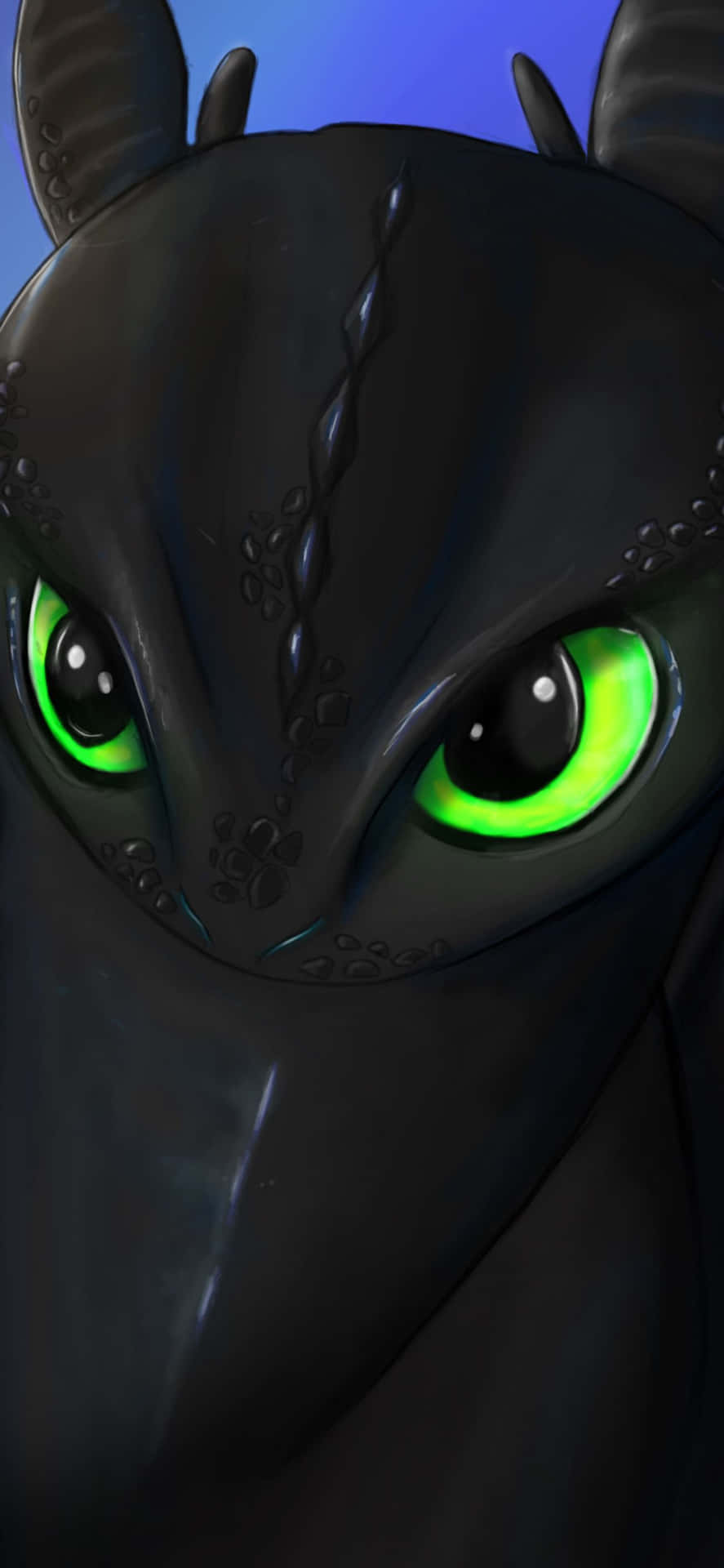 Toothless Close Up Portrait Wallpaper