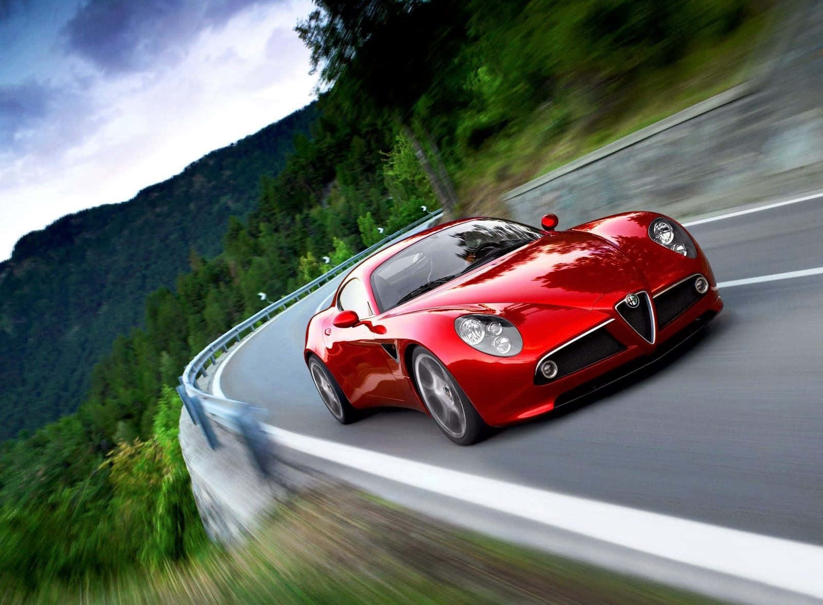 Top 10 Car Red Alfa Romeo 8c Competizione Wallpaper