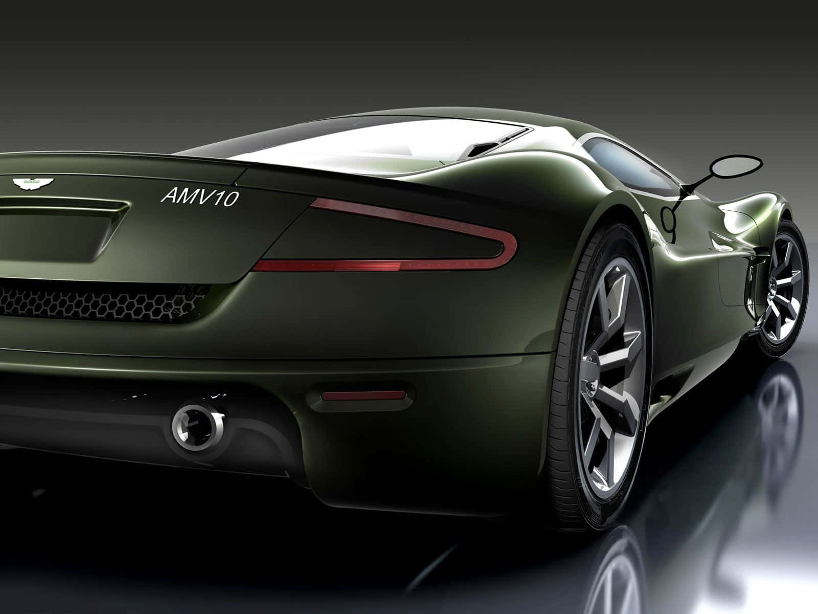 Top 10 Car Aston Martin Vulcan Rear View Wallpaper